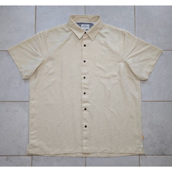 Quiksilver Other - Quiksilver Men's XL Waterman Collection Camp Hawaiian Comfort Fit Textured